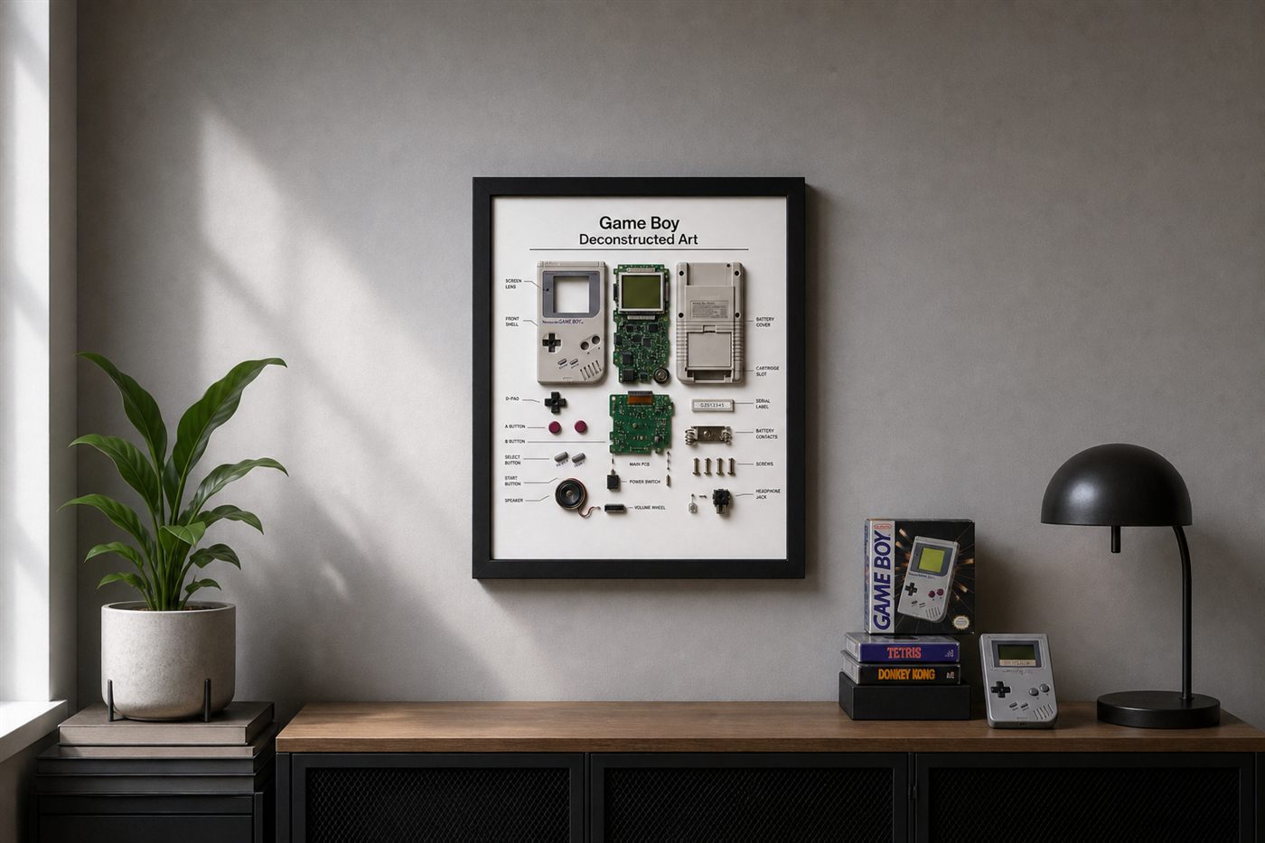 Game Boy Teardown Çerçeve — Geniş