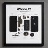 iPhone 12 Teardown Çerçeve Tablo — Ana iPhone 12 Teardown Çerçeve parçalarından el yapımı duvar tablosu