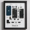 iPhone 13 Teardown Çerçeve parçalarından el yapımı duvar tablosu