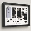iPhone 14 Teardown Çerçeve Tablo — Sol Yan iPhone 14 Teardown Çerçeve Tablo — Sol Yan