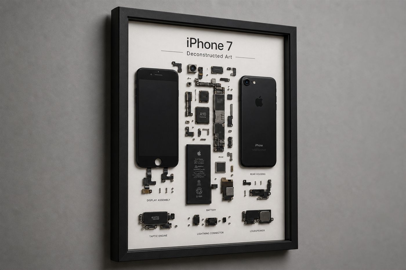 iPhone 7 Teardown Çerçeve Tablo