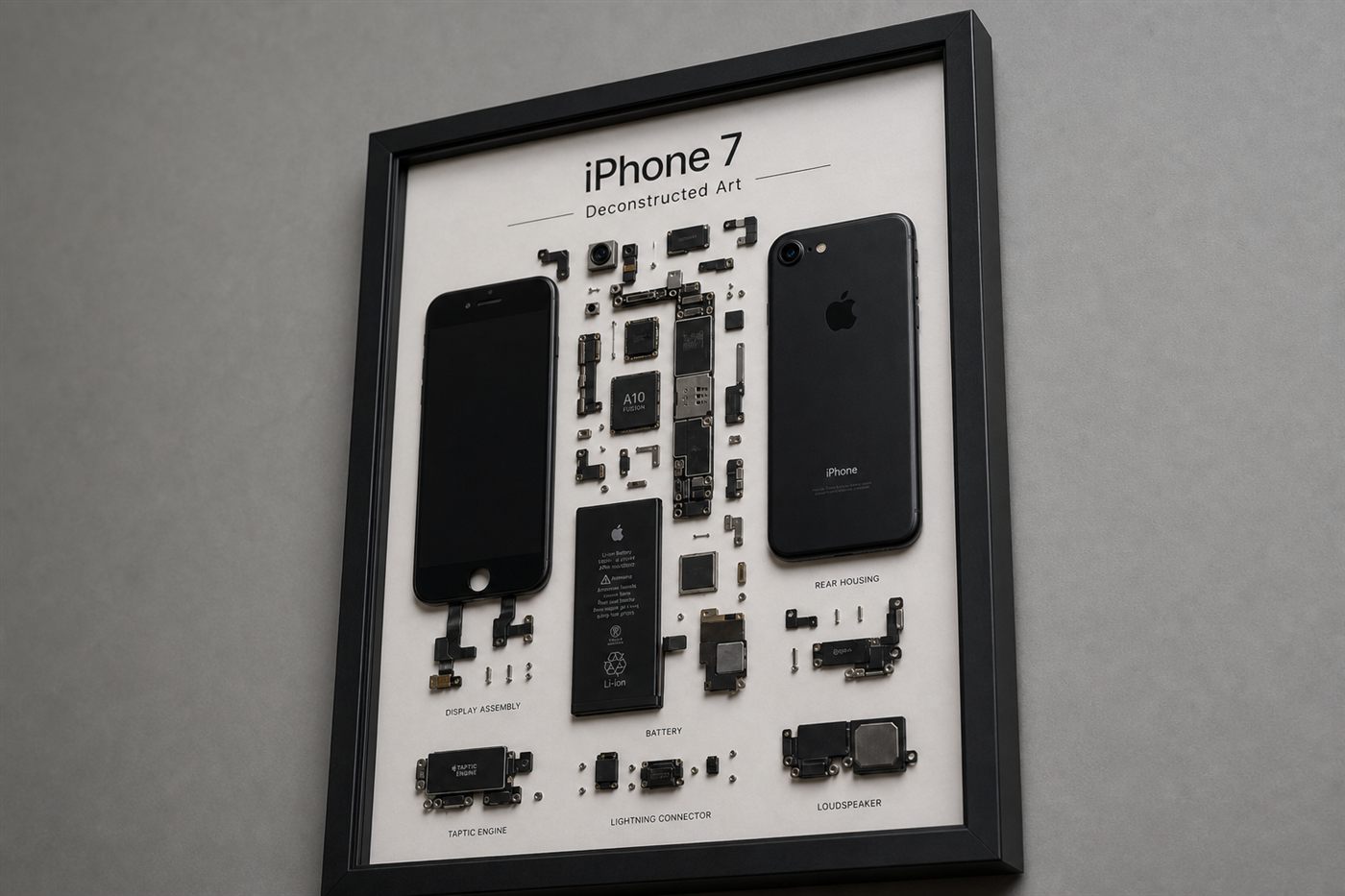iPhone 7 Teardown Çerçeve Tablo