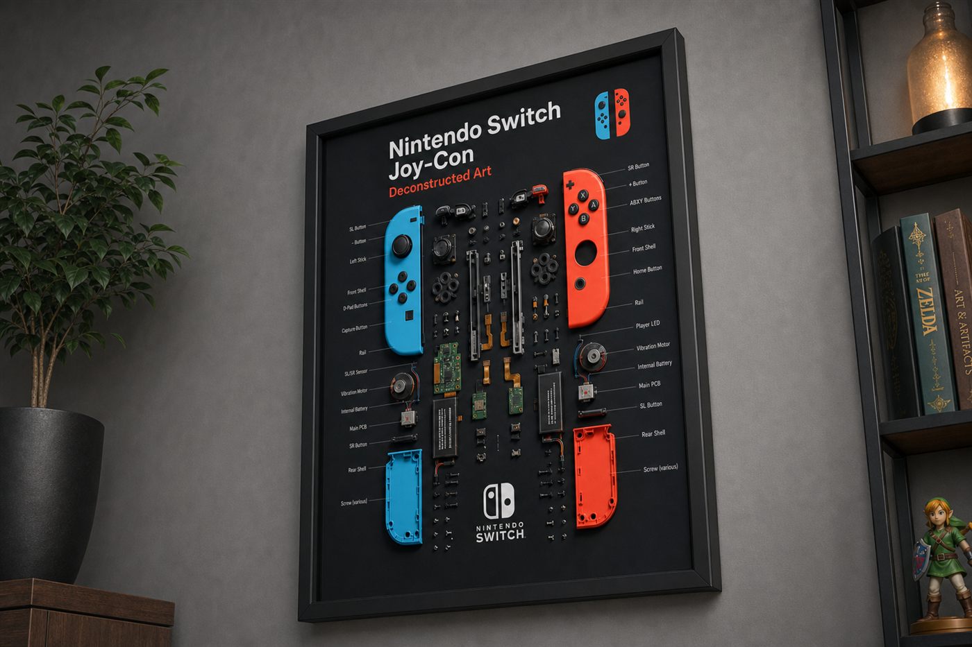 Nintendo Switch Joy-Con Teardown — Sağ Alçak Nintendo Switch Joy-Con Teardown — Sağ Alçak
