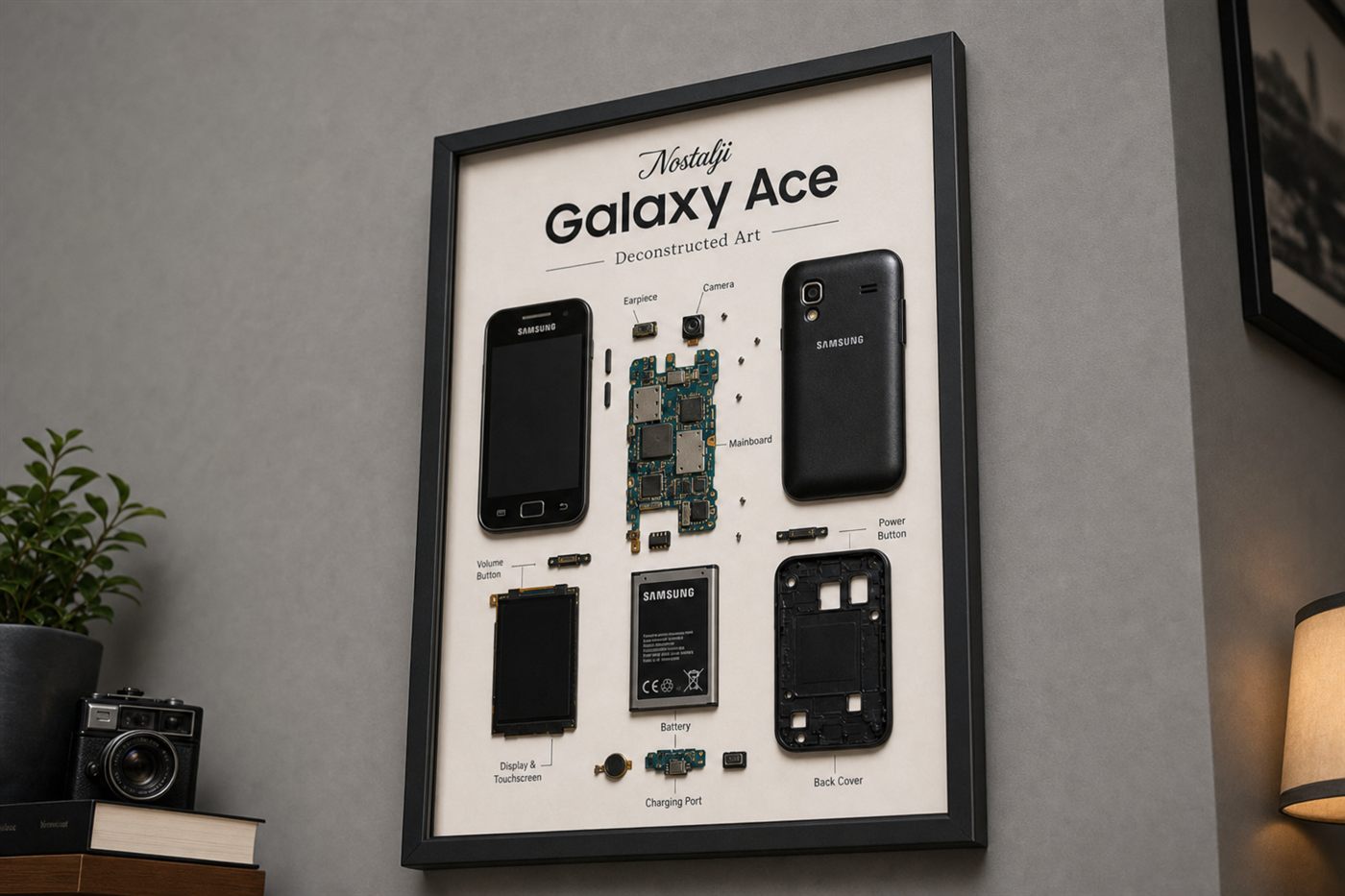 Nostalji Galaxy Ace Teardown — Sağ Alçak