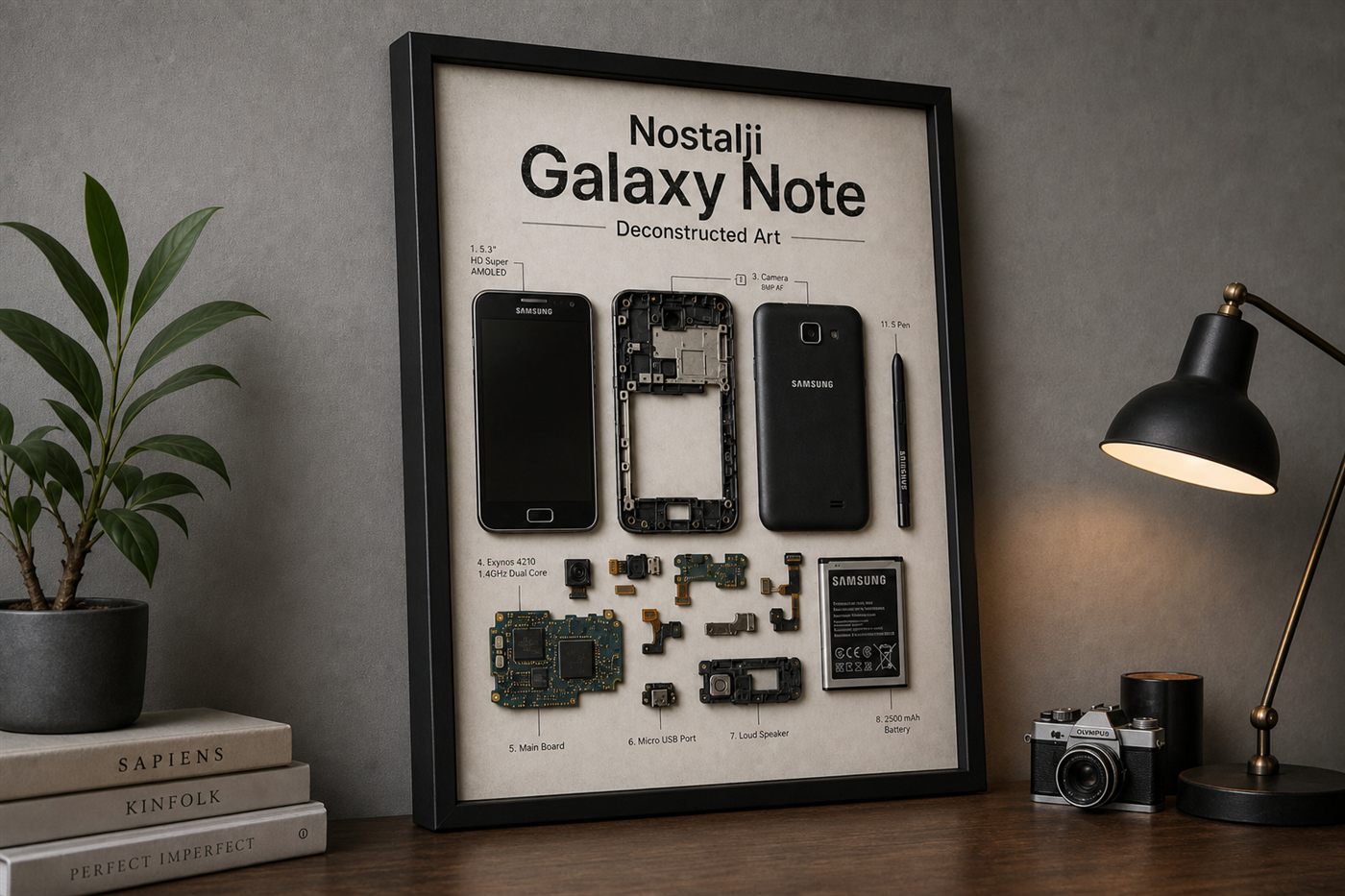 Nostalji Galaxy Note 1 Teardown — Sol Yan Nostalji Galaxy Note 1 Teardown — Sol Yan