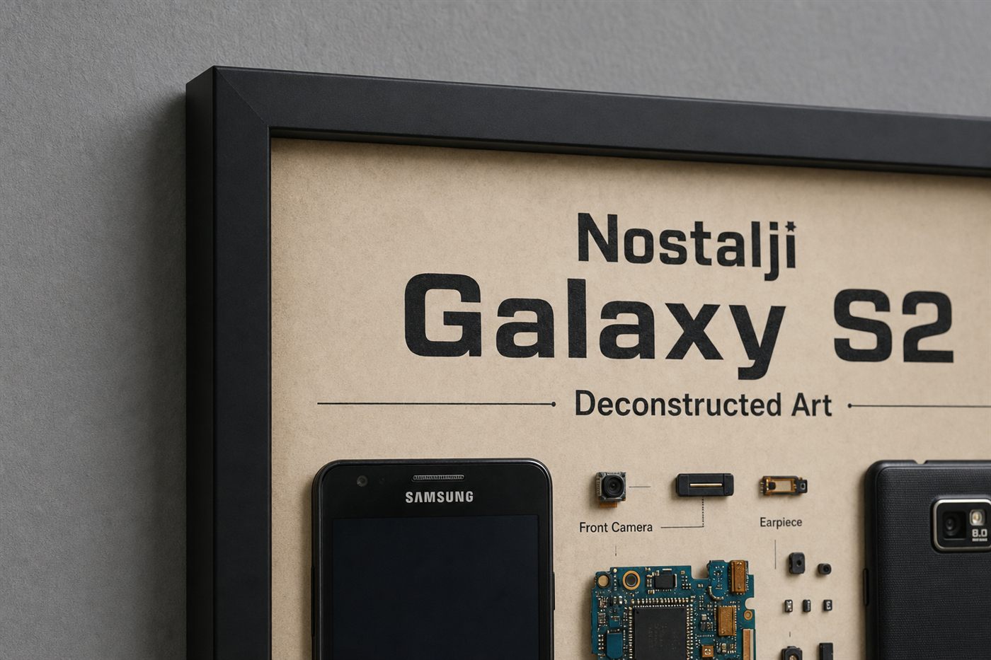 Nostalji Galaxy S2 Teardown — Yakın Çekim Nostalji Galaxy S2 Teardown — Yakın