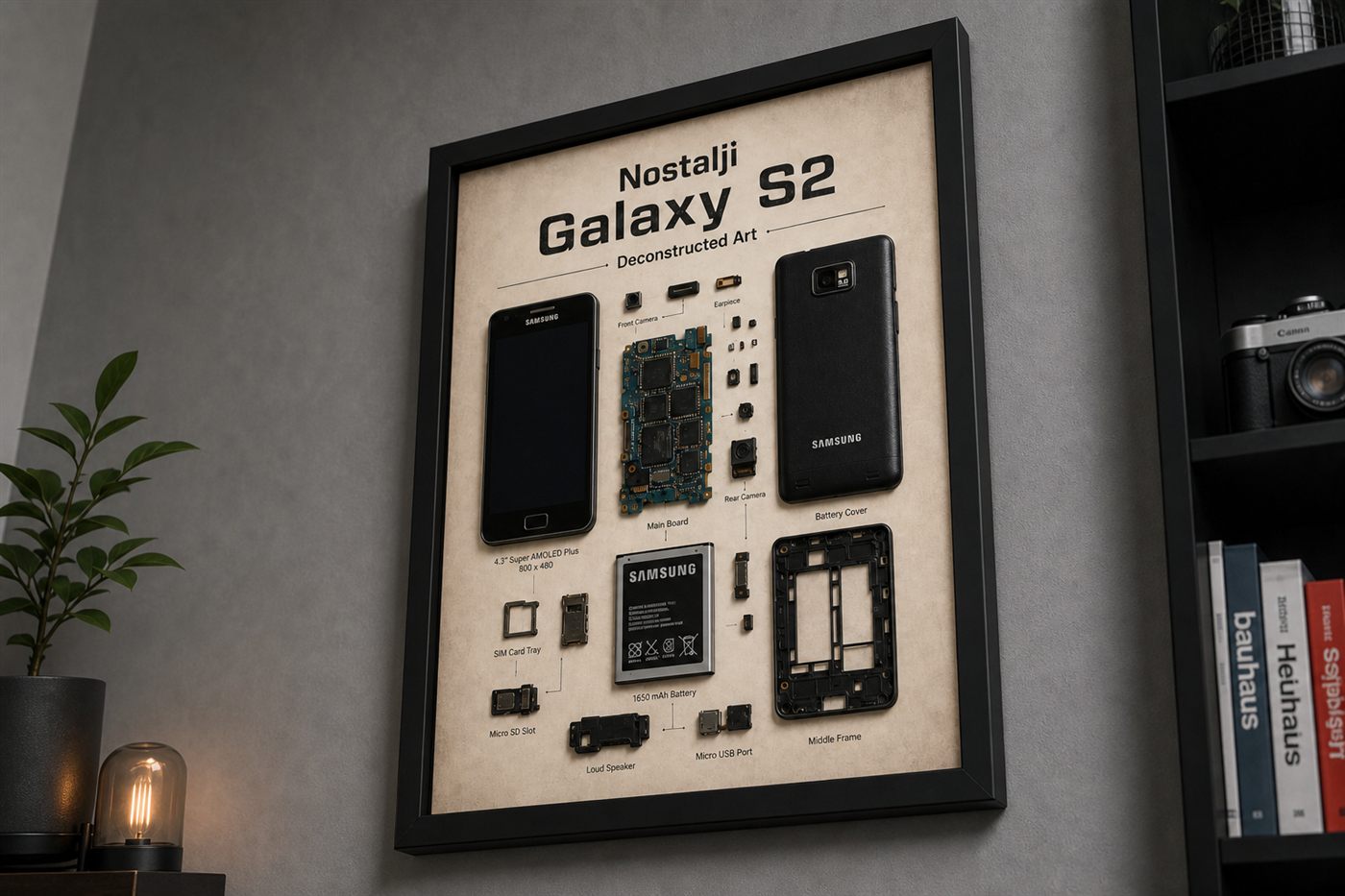 Nostalji Galaxy S2 Teardown — Sağ Alçak Nostalji Galaxy S2 Teardown — Sağ Alçak