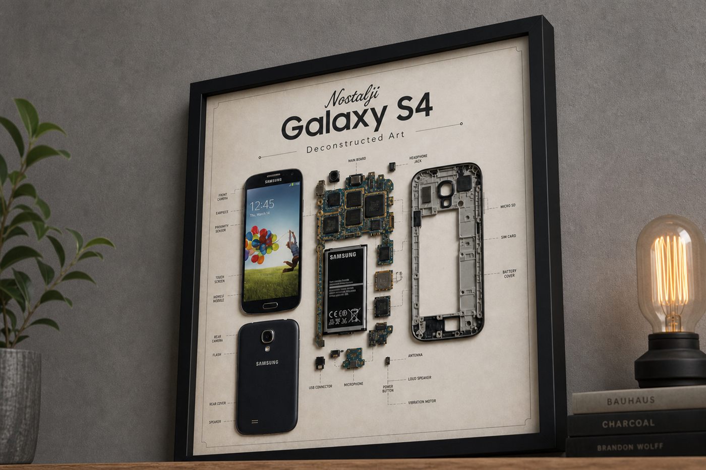 Nostalji Galaxy S4 Teardown — Sağ Alçak Nostalji Galaxy S4 Teardown — Sağ Alçak