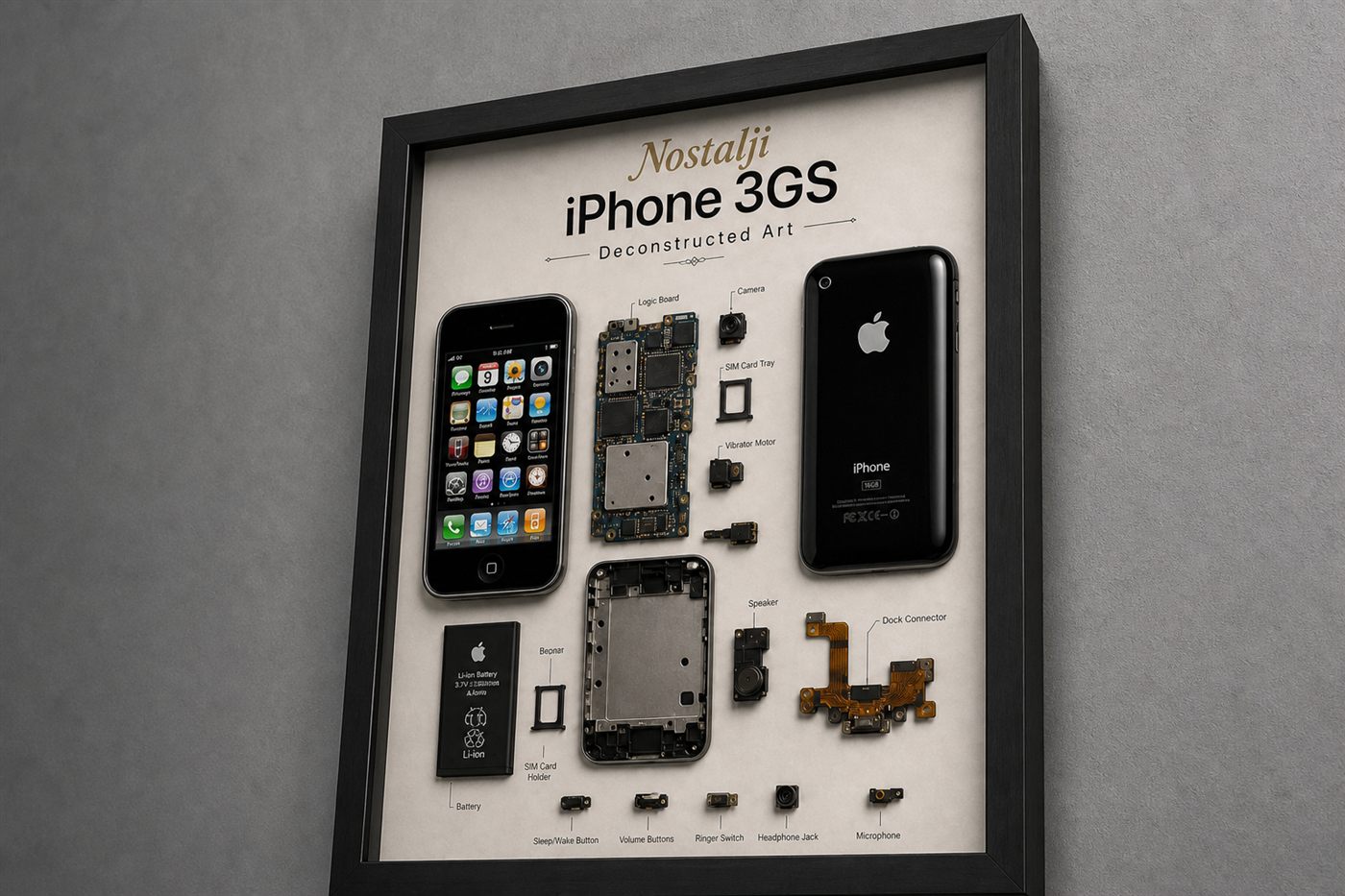 Nostalji iPhone 3GS Teardown — Sağ Alçak