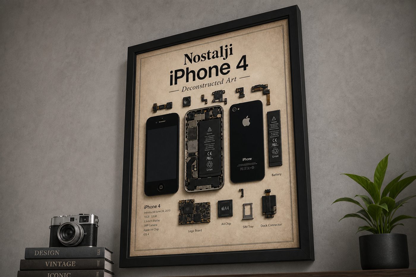 Nostalji iPhone 4 Teardown — Sağ Alçak Nostalji iPhone 4 Teardown — Sağ Alçak