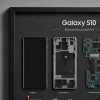 Samsung Galaxy S10 Teardown Çerçeve — Yakın Çekim Samsung Galaxy S10 Teardown Çerçeve — Yakın